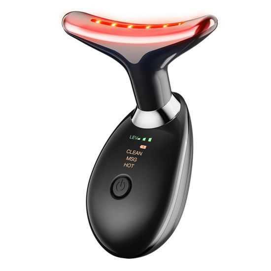 Picture of Neck Face Massager, Facial Massage Device with Thermal, Triple Action Colour Modes for Skin Care, Face Sculpting Tool