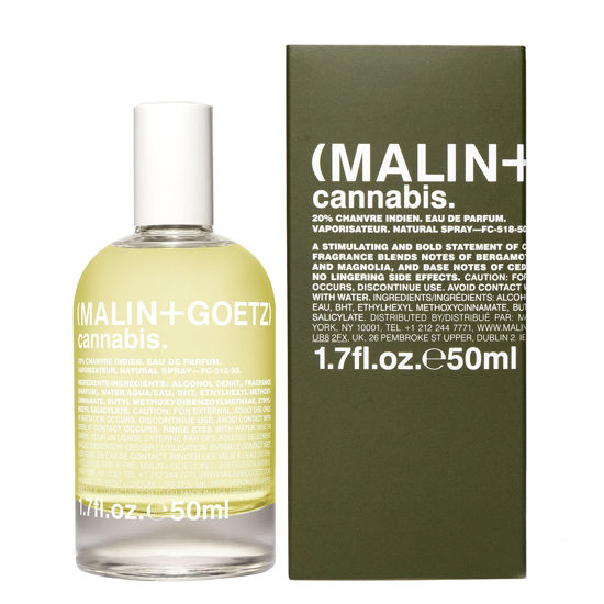 Picture of Malin + Goetz Cannabis Eau de Parfum, 1.7 Fl. Oz. - Men & Women's Perfume, Rich & Earthy Fragrance, Scented Perfume, Lingering Smoky Scent, Vegan & Cruelty Free
