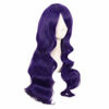 Picture of MapofBeauty 28 Inch/70cm Charming Women Side Bangs Long Curly Full Hair Synthetic Wig (Dark Purple)