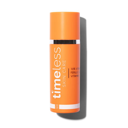 Picture of Timeless Skin Care Vitamin C Serum with Vitamin E & Ferulic Acid - Brightening Serum - for Oily & Dry Skin - Fragrance-Free - 4 oz