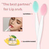 Picture of Lip Scrub Brush Lip Scrubber Tool Lip Exfoliator Brush Silicone Lip Brush Exfoliating Lip Brush Lip Scrub Tool for Dark Lips