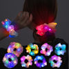 Picture of 8 Pcs LED Scrunchies for Women - Scrunchy, Light Up Scrunchies for Girls, Colorful Yarn Hair Tie Multi Light Modes, Glow in the Dark Hair Accessories for Christmas Rave Party (#01)