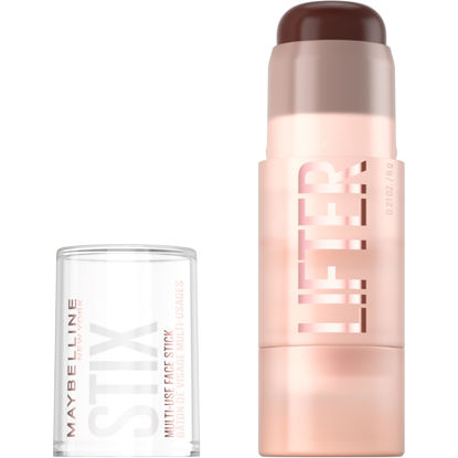 Picture of Maybelline Lifter Stix Multi-Use Face Stick - Contour, Bronzer, Concealer Foundation Stick, All-In-One Creamy Face Makeup Stick with Cranberry Seed Oil, 90, 1 Count