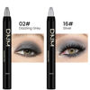 Picture of Kaely 2Pcs Cream Eyeshadow Stick Set for Eyes,Dazzling Grey & Silver Shimmer Pen,Eye Brightener Halloween Makeup,sombras para ojos,Smooth Eye Shadow Highlighter Crayon Pencil Waterproof,02+16