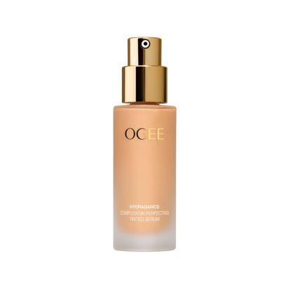 Picture of Ogee Complexion Perfecting Tinted Moisturizer For Face (Juniper 3.25W - Medium Light Tan, Bright-Golden Undertone) - Lightweight Tinted Serum with Vitamin C & Jojoba Oil - Certified Organic & US Made