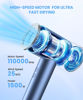 Picture of LAMPICK Hair Dryer, Ionic Blow Dryer, Professional High-Speed Hairdryer with 110,000 RPM Motor for Fast Drying, 5 Temps/3 Speeds Lightweight Hairdryer with Magnetic Nozzle for Home Travel Women Man
