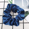 Picture of 20Pcs Didder Velvet Scrunchies: Soft Elastics Hair Ties in Dark Blue, Bobbles Ropes Hair Bands for Women and Girls