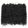 Picture of 8 Packs Curly Crochet Hair GoGo Curl Crochet hair for Women Natural Black Deep Wave Braiding hair,Synthetic Bohemian Crochet Braid Water Wave Crochet hair Extensions(18inch, 1B)
