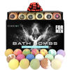 Picture of Bath Bombs for Men, Gift Set of 18 Scented Organic Handmade Bath Bombs of 2.5 oz with Natural Essential Oils. Perfect for Boyfriend, Husband, Father or Friend, by ZenseMe