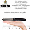 Picture of Kent 82T Handmade Folding Pocket Comb for Men, Fine Tooth Hair Comb Straightener for Everyday Grooming Styling Hair, Beard or Mustache, Use Dry or with Balms, Saw Cut Hand Polished, Made in England