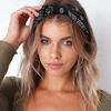 Picture of Awumbuk Wide Headbands for Women Knotted No Slip Head Bands Soft Turban Headband Hair Accessories Boho African Solid Color Head Wraps for Women Yoga Workout Pack of 6(Boho)