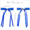 Picture of Ayesha Blue Hair Bows Clips Royal Blue Bow Hair Ribbon Bowknot with Long Tail Blue Bows Barrettes Hair Accessories for Women Girls 4PCS