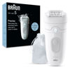 Picture of Braun Epilator Silk-épil 5, Hair Removal Device, Women Shaver & Trimmer, Wet and Dry, Includes Skin Contact Cap, SE5-011, Grey