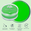 Picture of Blue Squid PRO Face Paint - Professional Water Based Single Cake Facepaint & Body Paints - SFX Makeup, Kids Adults Face Painting for Costume, Halloween, Cosplay - Classic Bright Green 90g / 3oz
