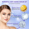 Picture of Hyaluronic Acid Face Serum,Vitamin C Facial Serum,Niacinamide Serum,Facial Skin Care Set Serum for Plumping,Anti-Aging/Wrinkle,Brightening,Ultra-Hydrating Hyluronic Acid Serum- Pack of 3,All Skin Type