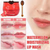 Picture of 4 PCS Bee Lip Balm Honey Pot,Strawberry&Honey&Watermelon&Apple Lime Lip Sleeping Mask,Hydrating Prevention Dry and Cracked Lip Scrubs Exfoliator Lip Care,Moisturizing Lip Mask Overnight