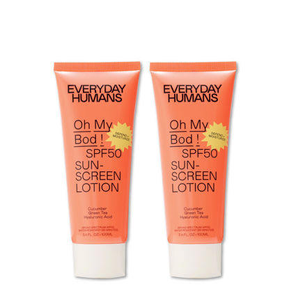 Picture of Everyday Humans Oh My Bod SPF50 Face & Body Sunscreen Lotion 3.4 oz - Pack of 2