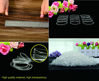 Picture of 2000 PCS Clear Elastic Mini Ponytail Rubbers Ties, Soft Non-Slip Small Hair Accessories for Girls, with 2 PCS Topsy Tail Tools