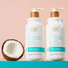 Picture of Raw Sugar Moisture Smoothie Shampoo and Conditioner Set, Moisturize & Nourish Dry Hair, Bulk Shampoo and Conditioner with Coconut Oil, Agave & Sweet Almond Oil, Formulated without Sulfates & Parabens