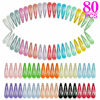 Picture of JIARON 80PCS Hair Clips, 2 Inch Non-Slip Metal Hair Barrettes for Girls, Kids, Baby and Women. (20 Colors)