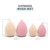 Picture of AOA Studio Collection Makeup Mochi Sponge Set Makeup Blender Latex Free and High-definition Set of 6 Makeup Blender For Powder Cream and Liquid Wonder Blender Beauty Cosmetic (6 Count)