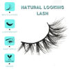 Picture of APCYUST Mink Lashes Wispy Eyelashes 10 Pair Natural Fake Lash Pack Fluffy Lashes False Short Strips Eyelash Reusable 3D Cat Eye Pestañas Cluster Set that Looks Like Extensions for Daily Makeup