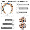 Picture of Spa Headbands for Washing Face Wristband Set Sponge Makeup Skincare Headband Wrist Towels Bubble Soft Terry Towel Cloth Hairband for Women Puffy Headwear Non Slip Thick Thin Hair Headwear