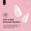 Picture of Beetles Gel Nail Tips Short Almond Etch-X Nail Tips,12 Sizes 576Pcs Pre Shaped Soft Nail Tips Half Matte False Nails for Valentine Gel Nail Polish Full Cover Press On Nail Nail Extensions Set