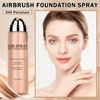 Picture of QIUFSSE Airbrush Foundation Makeup Spray Full Coverage Foundation for Mature Skin,Long-lasting Airbrush Flawless Setting Spray,Waterproof Foundation for Smooth Radiant Skin (04 Porcelain Color)