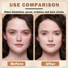 Picture of QIUFSSE Airbrush Foundation Makeup Spray Full Coverage Foundation for Mature Skin,Long-lasting Airbrush Flawless Setting Spray,Waterproof Foundation for Smooth Radiant Skin (04 Porcelain Color)