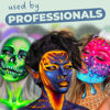 Picture of Blue Squid PRO Face Paint - Professional Water Based Single Cake Facepaint & Body Paints - SFX Makeup, Kids Adults Face Painting for Costume, Halloween, Cosplay - Classic Forest Green 30g / 1oz