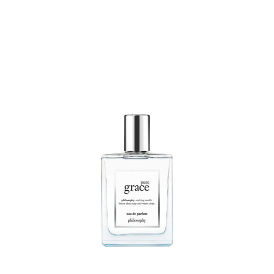 Picture of philosophy pure grace eau de parfum - crisp & clean women's perfume - with notes of water lily, leafy greens & musk - luxury perfume for women - long lasting fragrance - 2 fl oz.