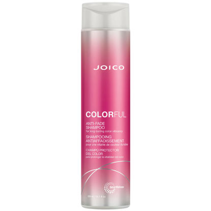 Picture of Joico Colorful Anti-Fade Shampoo | For Color-Treated Hair | Preserve Hair Color & Vibrancy | Boost Shine & Reduce Breakage | Sulfate Free | With Camellia Oil & Pomegranate Extract | 10.1 Fl Oz