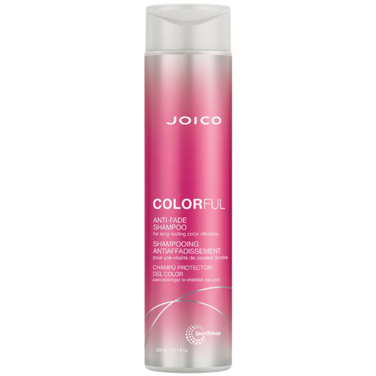 Picture of Joico Colorful Anti-Fade Shampoo | For Color-Treated Hair | Preserve Hair Color & Vibrancy | Boost Shine & Reduce Breakage | Sulfate Free | With Camellia Oil & Pomegranate Extract | 10.1 Fl Oz