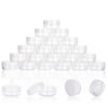 Picture of 3 Gram Sample Containers with Lids, 25 Count Tiny Sample Jars, Empty Lip Balm Containers, Mini Cosmetic Containers with Lids, Makeup Travel Containers with Labels, Mini Disposable Spatulas