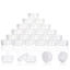 Picture of 3 Gram Sample Containers with Lids, 25 Count Tiny Sample Jars, Empty Lip Balm Containers, Mini Cosmetic Containers with Lids, Makeup Travel Containers with Labels, Mini Disposable Spatulas