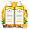 Picture of Tree to Tub Citrus Body Wash for Dry Skin & Sensitive Skin - pH Balanced Moisturizing Body Wash, Hydrating Sulfate Free Body Soap for Women & Men
