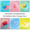 Picture of Bath Bombs - 25 Extra Large Pcs + 3 Bubble Bars & Dried Flowers - Bubble Bath Shower Salts for Women, Men & Kids - Relaxing Bathbombs Gift Set Bath Essentials Shower Steamers