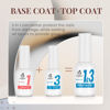 Picture of Beetles Dip Powder Liquid Set - 2 In 1 Dip Base & Top Coat and Activator, Dip Nail Liquid Set for Dipping Powders French Nail Design Dip Nail Kit Manicure Valentines Gift for Women, 0.51 fl.oz/Bot