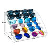 Picture of MineSign Sunglasses Organizer Clear Eyeglasses Display Case Sticker Display Tray For Glasses Tabletop Holder Stand (6 layer)