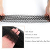 Picture of 18 Inch Pre-Separated Springy Afro Twist Hair 3 Packs Black Pre-Fluffy Natural Curls are Perfect for Marley Crochet Hair Suitable for Black Women (1B#, 18 Inch (Pack of 3))