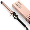 Picture of Curling Iron 1 Inch Barrel, Long Barrel Curling Wand for Hair, Ceramic Tourmaline Hair Curling Iron Double Voltage(100-240V)