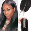 Picture of FEHOKA Brazilian 2x6 HD Lace Closure Straight Lace Closure 100% Virgin Human Hair Closure Natural Hairline Middle Part Kim K 2 By 6 Closure With Baby Hair (16 Inch, 2x6 Closure)