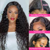 Picture of SNJON 13x6 Lace Front Wig, 180% Density Water Wave, Full and Thick, 100% Unprocessed Brazilian Virgin Human Hair, Soft and Natural, Healthy and Vibrant, Comfortable Against Skin