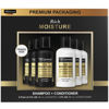 Picture of TRESemme Shampoo & Conditioner, Sulfate-Free, Travel Size - Moisture Rich Hair Treatment for Dry, Damaged Hair, Mini Shampoo & Conditioner Sets x 3 for Hair Repair, Scented, 3 Oz Ea (6 Piece Set)