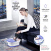 Picture of Medical king Foot Spa with Heat and Massage and Jets Includes A Remote Control A Pumice Stone Collapsible Foot Spa Massager with Heat and Massage Bubbles and Vibration