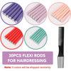 Picture of AIDUCHO Flexible Hair Curlers to Sleep in, 30PCS Flexi Rods (9.45" and 5 Sizes 0.39"-0.78"), No Heat Heatless Curling Set for Short Medium Long Hair