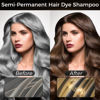 Picture of MEIDU Brown 3-in-1 Hair Dye Shampoo for hair Shampoo coloring and cleansing solution with mild ingredients for covering white hair