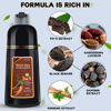 Picture of MEIDU Brown 3-in-1 Hair Dye Shampoo for hair Shampoo coloring and cleansing solution with mild ingredients for covering white hair