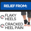 Picture of Moisturizing Socks for Men | Cracked Heel Treatment with Aloe Vera | Moisturizer Foot Callus Remover | Aloe Socks for Cracked Heels & Dry Cracked Feet | Lotion Infused Gel Heel Socks (XL - 3 Pairs)